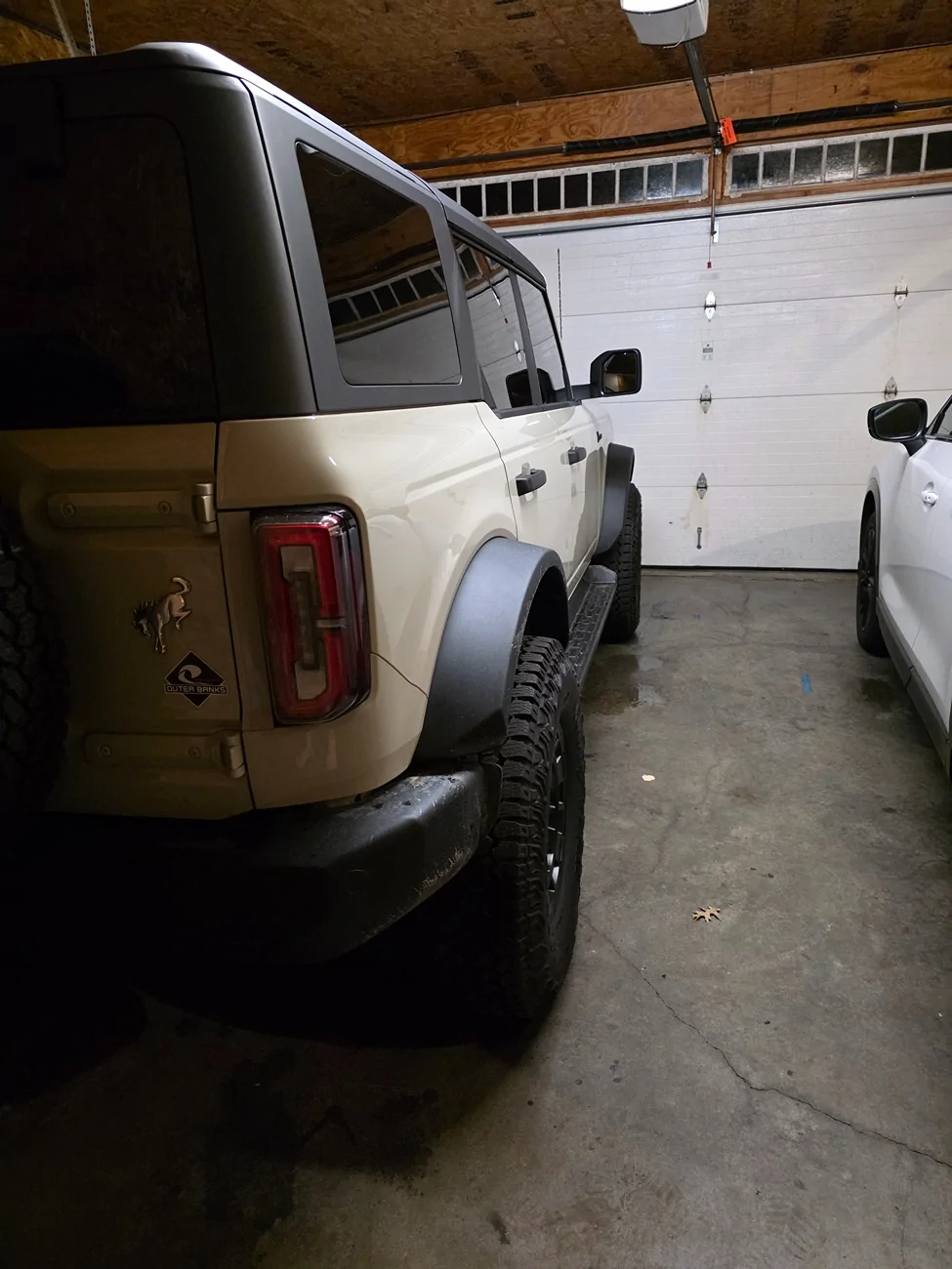 Ford Bronco 1.5” wheel spacers with Sasquatch installed 20260417_222015