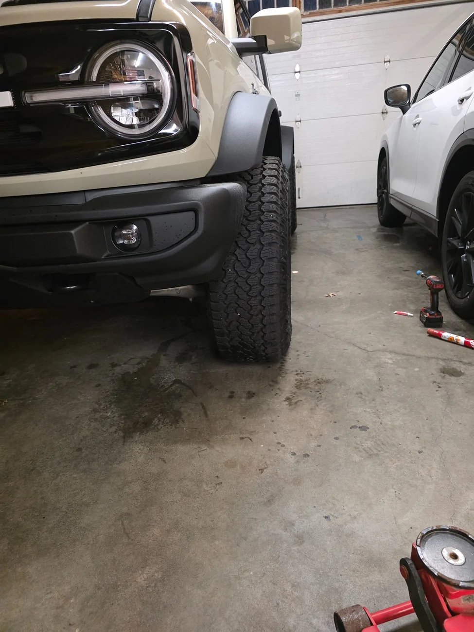 Ford Bronco 1.5” wheel spacers with Sasquatch installed 20260417_195453
