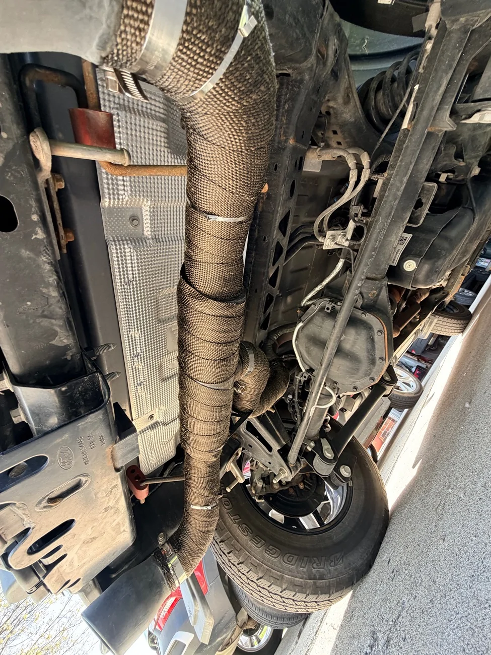 Ford Bronco Magnaflow Axle Back Exhaust Drone IMG_2560