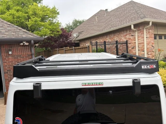 Ford Bronco EZ4X4 half rack roof rack roof vi