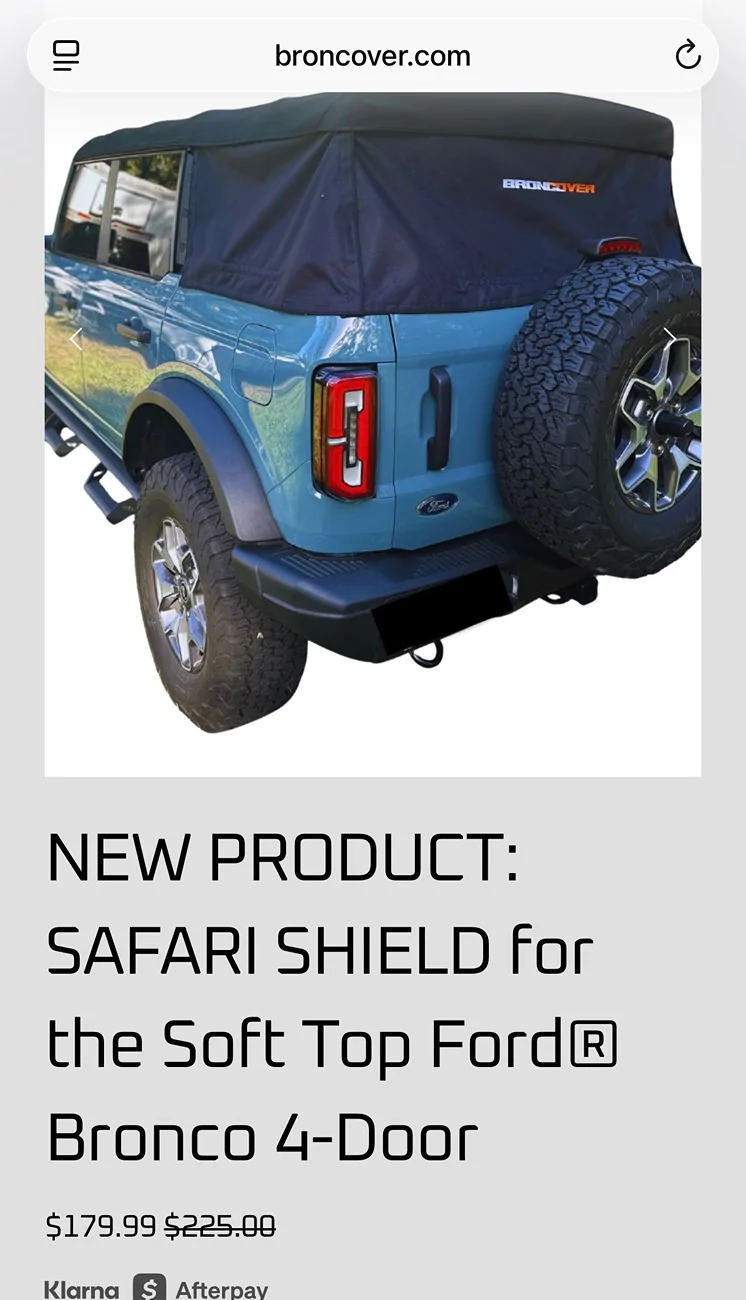 Ford Bronco Best Rain Cover (2025 edition)? IMG_2407