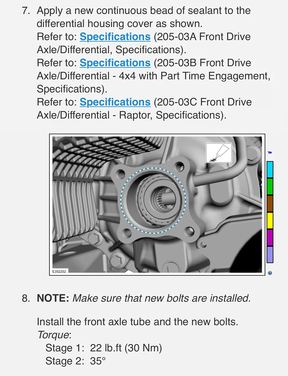 Ford Bronco M210 Case Bolt Torque Specs IMG_0779