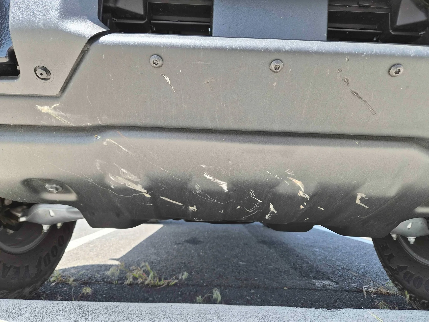 Ford Bronco First post Intro Skid plate scratch