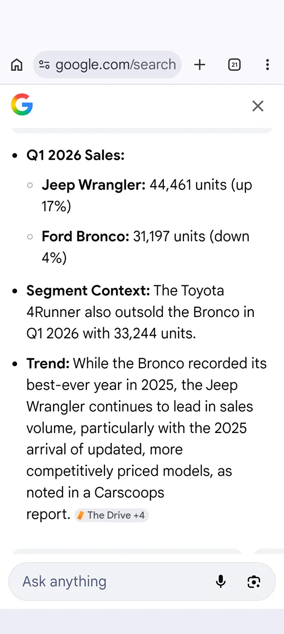 Ford Bronco Ford offers employee pricing (below invoice) to all US customers April 3 through June 2 - "From America to America" Screenshot_20260502-184118