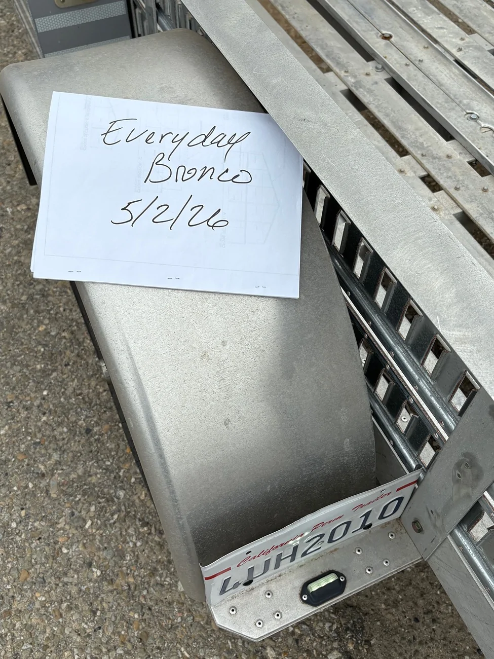 Ford Bronco For Sale: Custom Aluminum Off-Road / Overland Trailer – Built for Ford Bronco bronco trailer everyday