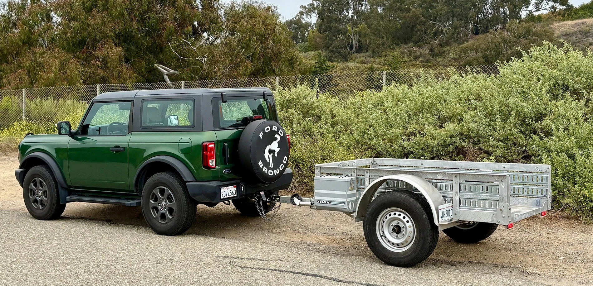 Ford Bronco For Sale: Custom Aluminum Off-Road / Overland Trailer – Built for Ford Bronco bronco trailer 1
