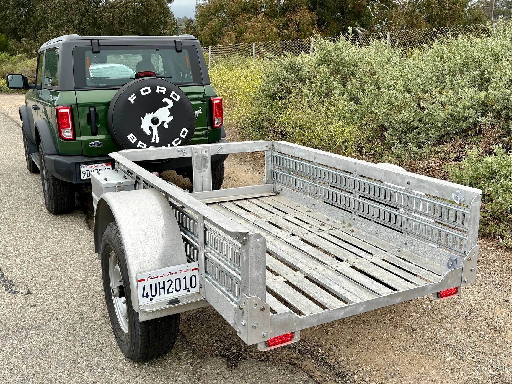 Ford Bronco For Sale: Custom Aluminum Off-Road / Overland Trailer – Built for Ford Bronco bronco trailer 3