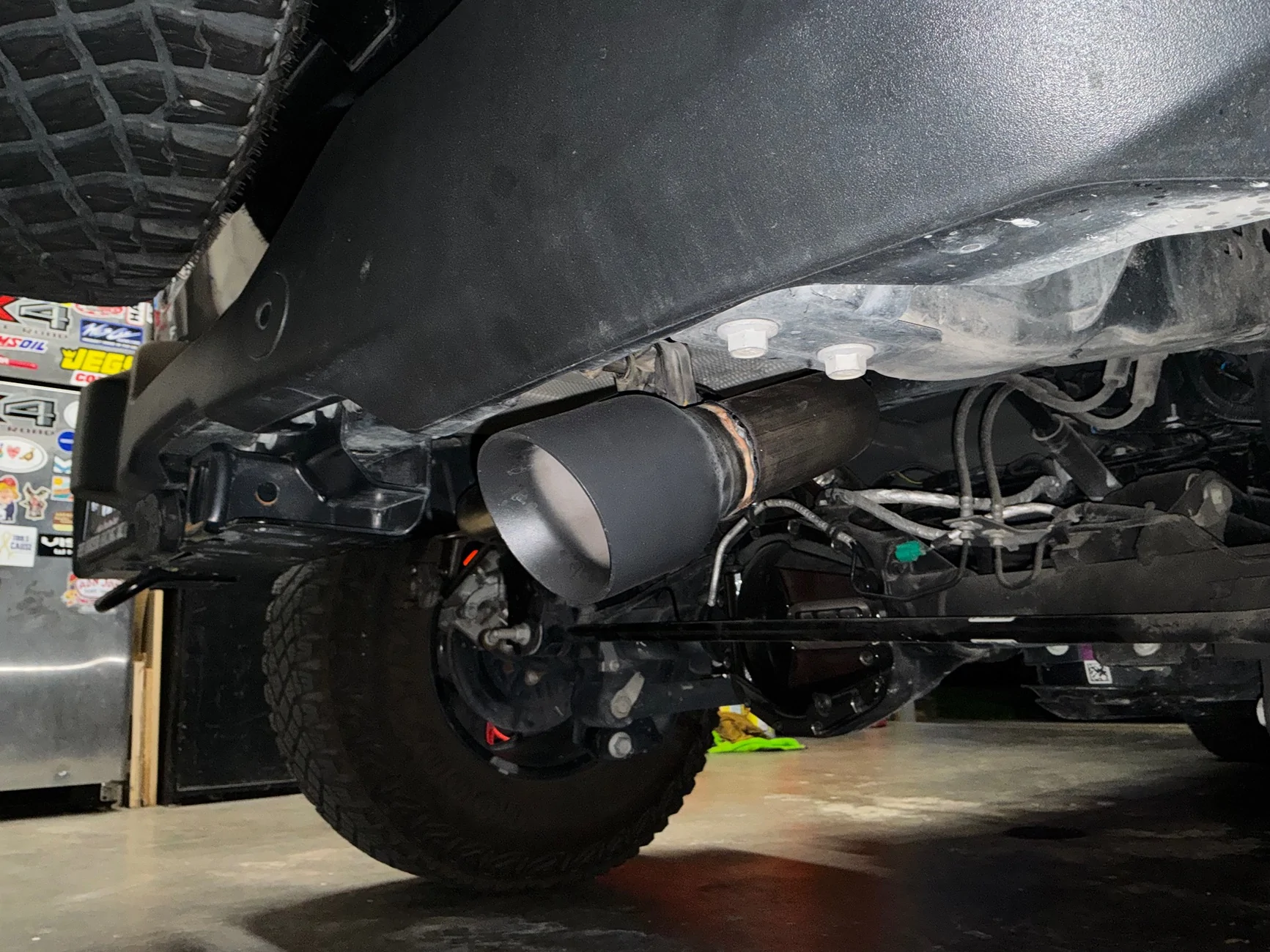 Ford Bronco Built my own axle back exhaust. IMG_9597