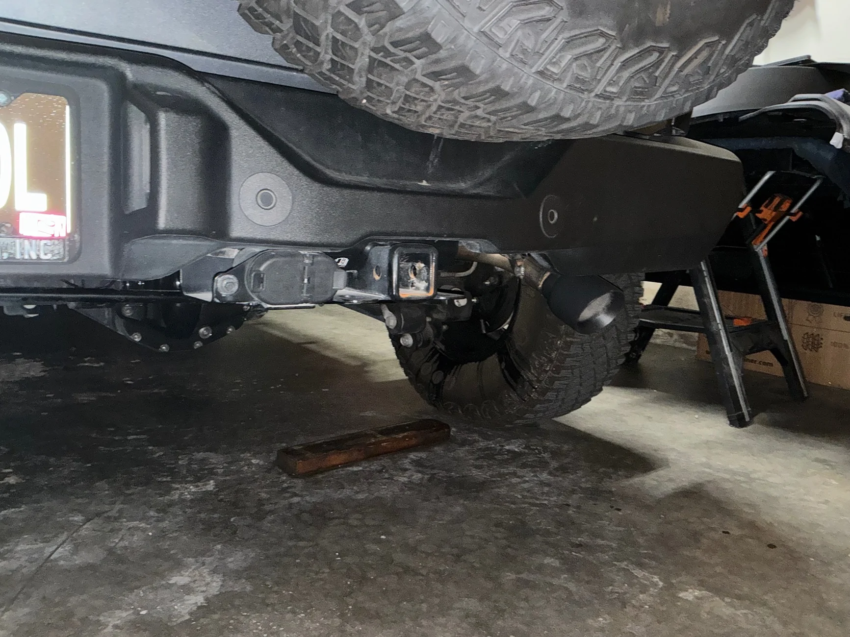 Ford Bronco Built my own axle back exhaust. IMG_9594