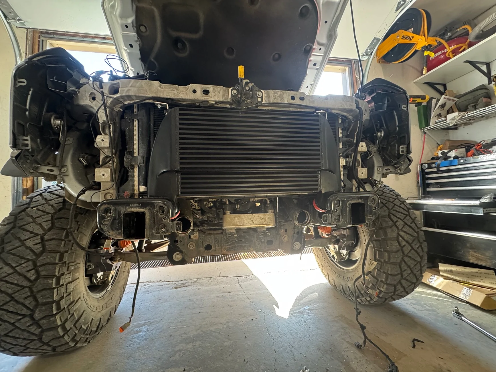 Ford Bronco Hammer built winch mount IMG_1249
