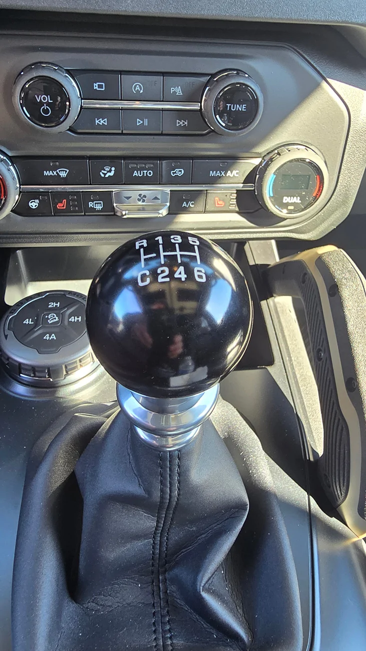 Ford Bronco Manual transmission drivers - does shifting linkage get smoother with use? 20260303_142017