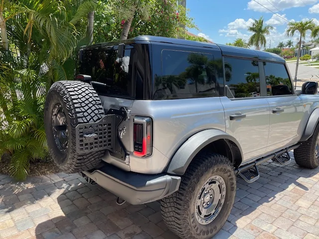 Ford Bronco How far did you travel to pick up your Bronco ? front side rear