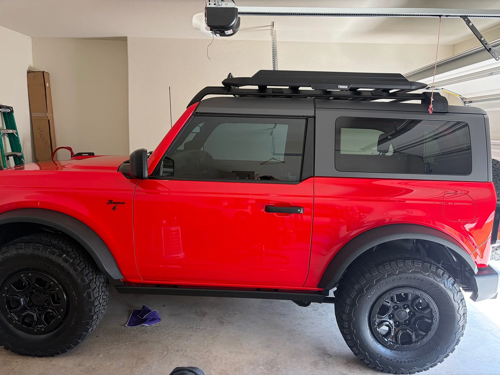 Ford Bronco Thule Caprock S on 2 door - installed look IMG_1605