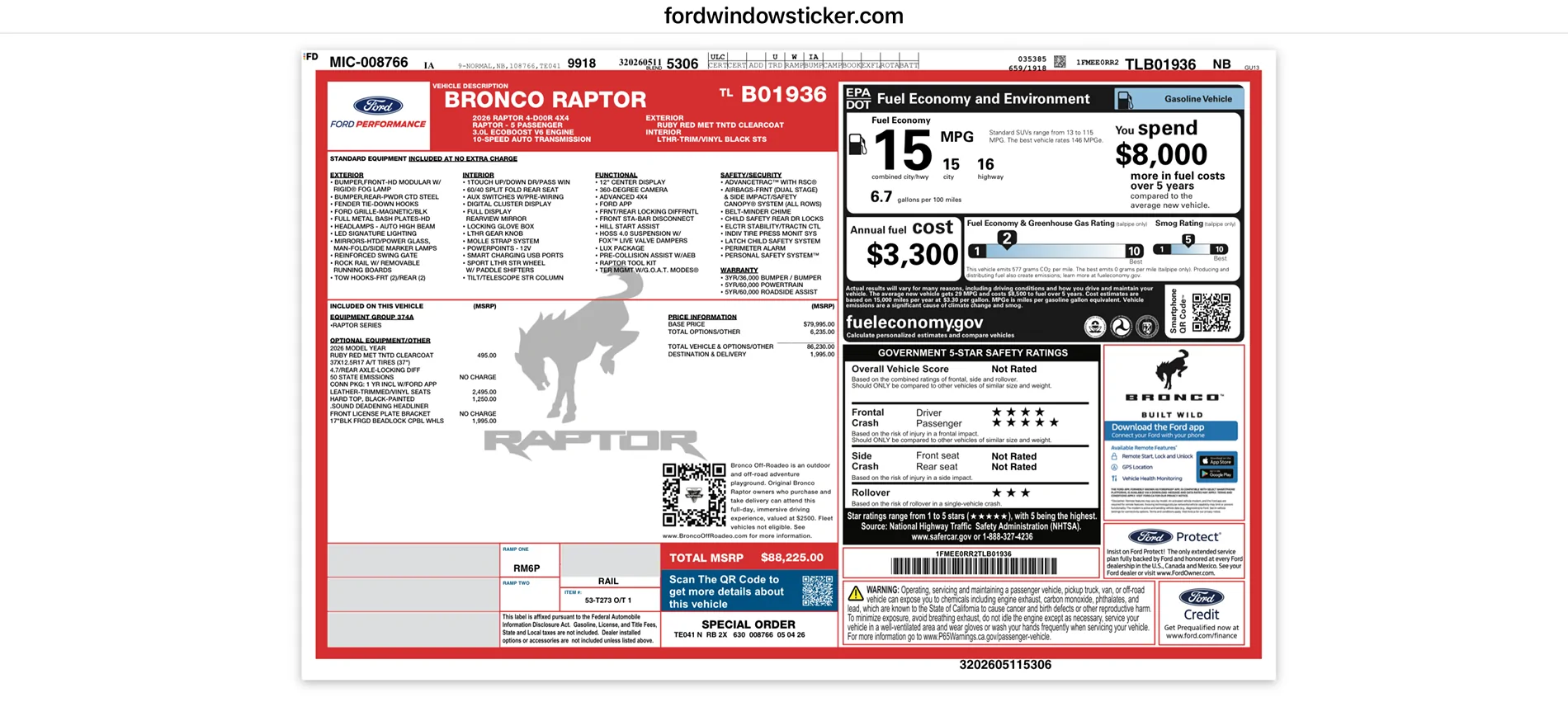 Ford Bronco Please Help Explain My Order…… Thanks! IMG_0790