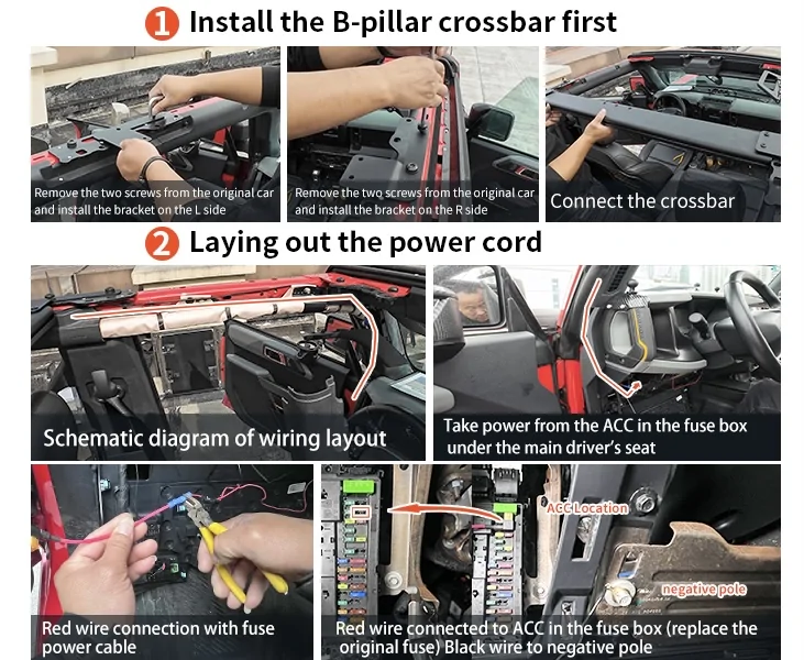 Ford Bronco Revamped B-pillar crossbar by AIGMUX for the Bronco IMG_2706