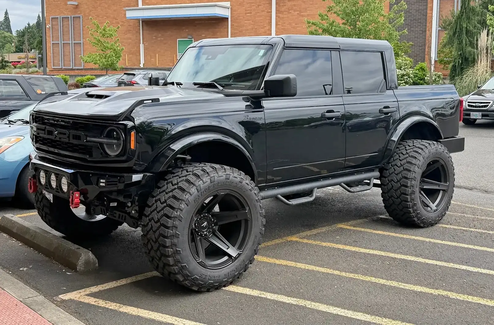 Ford Bronco 6G Bronco Pickup Conversion? Check this out! [2025 Ford Bronco Stallion Pick Up Gloss Black by SoFlo Customs] ford bronco pickup build