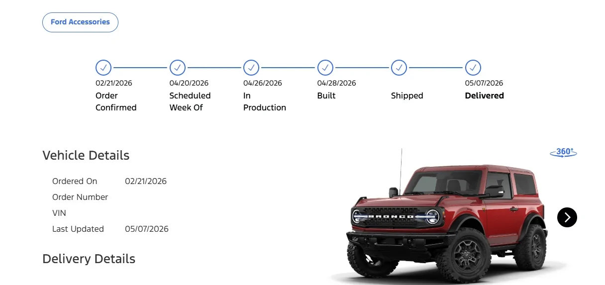 Ford Bronco 2026 on Order, what can I expect? 2026 Ford Bronco2
