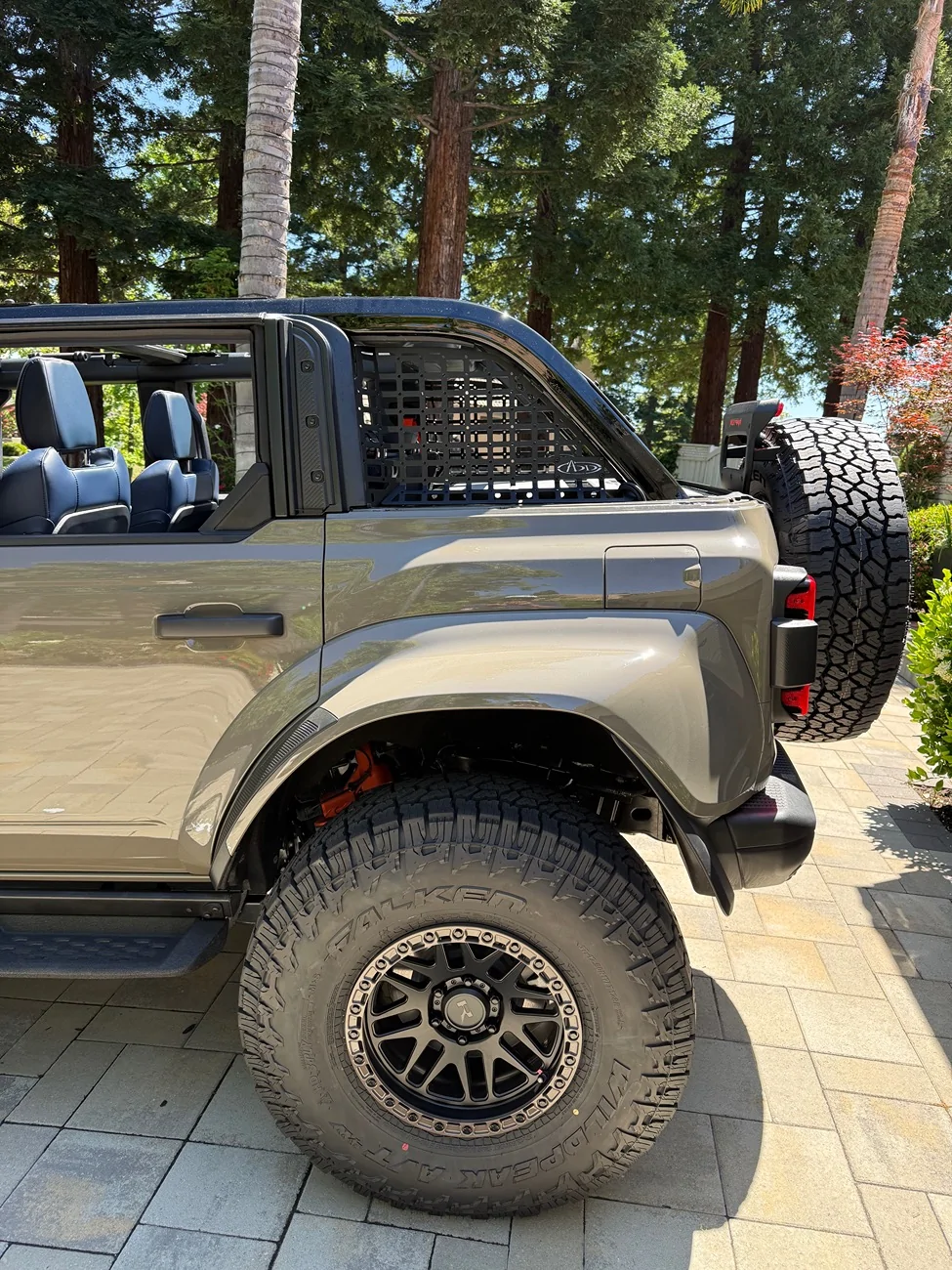 Ford Bronco Rear cargo area side window molle panel question IMG_1883