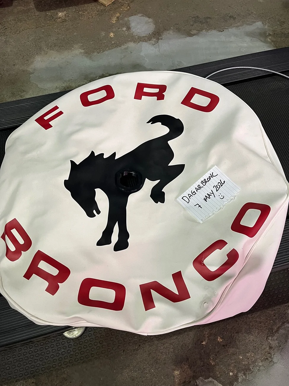 Ford Bronco Spare tire cover- $80 obo 35" - 315/70R17 IMG_4832