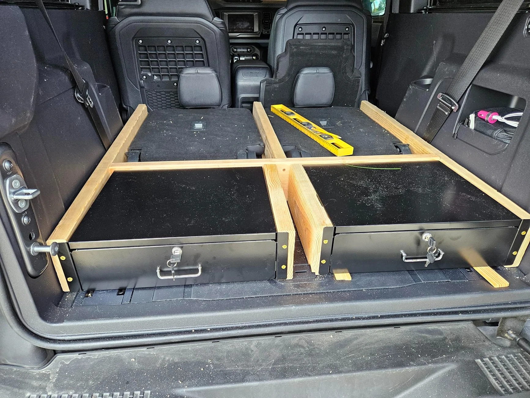 Ford Bronco Let's see your 2 DR rear basket/tray/shelf 20260501_151630