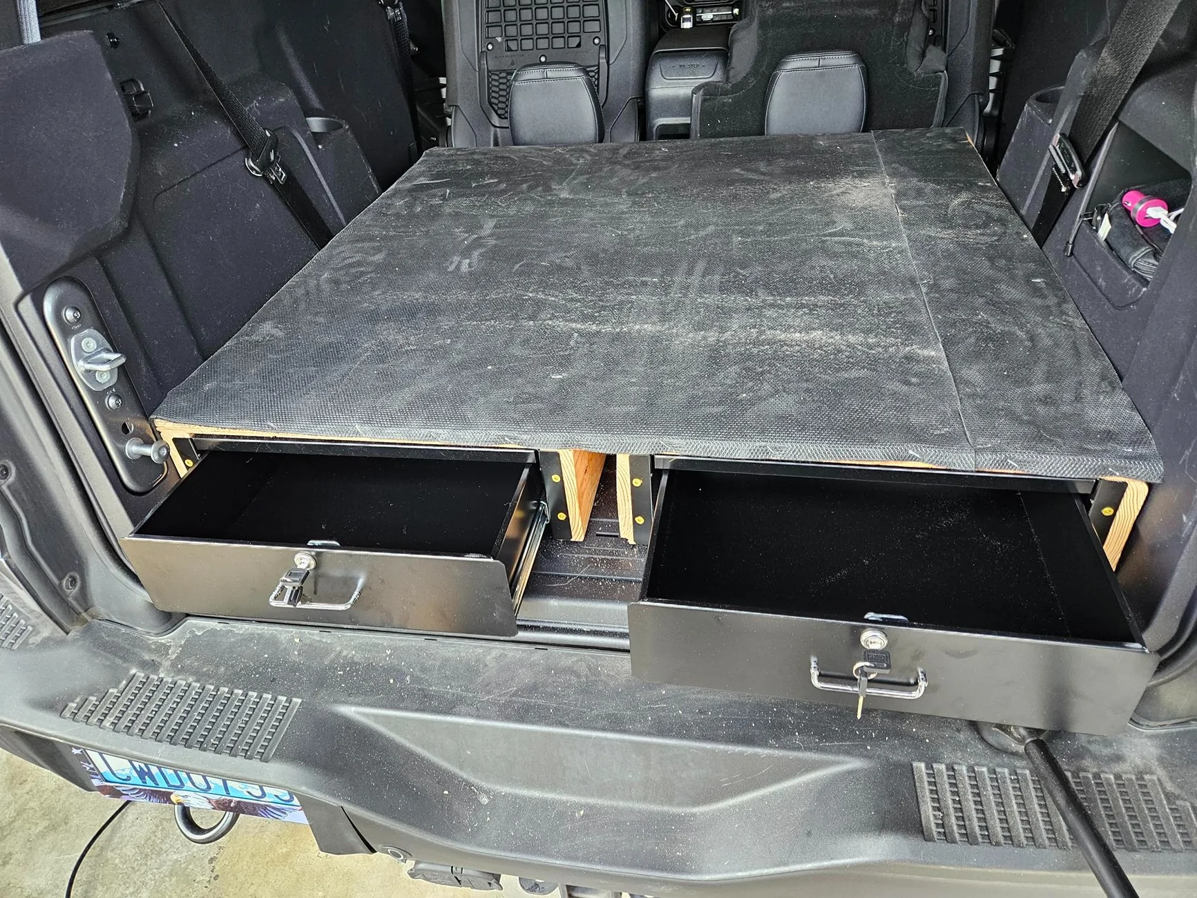 Ford Bronco Let's see your 2 DR rear basket/tray/shelf 20260501_153021