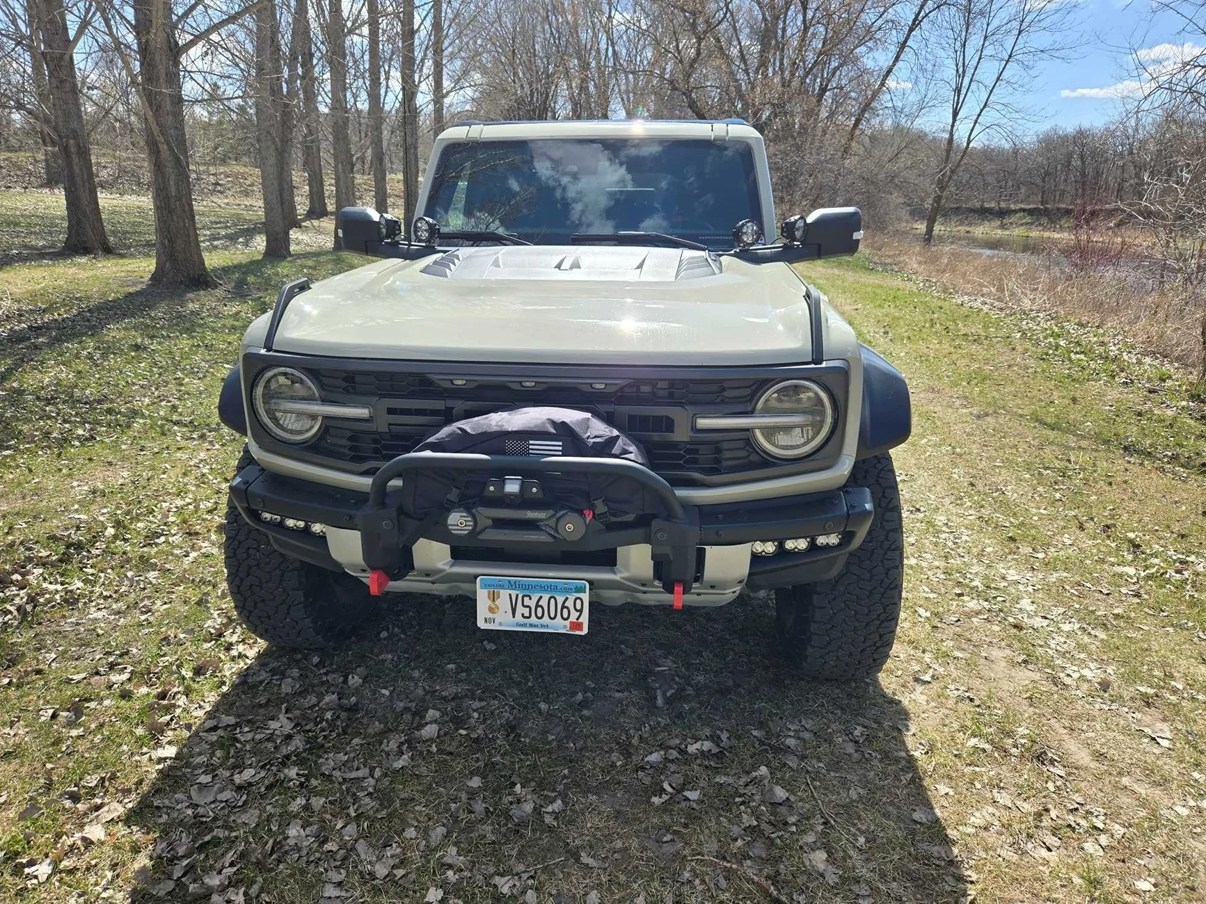 Ford Bronco 2025 Bronco Raptor desert sand build 2025 Bronco Raptor Front