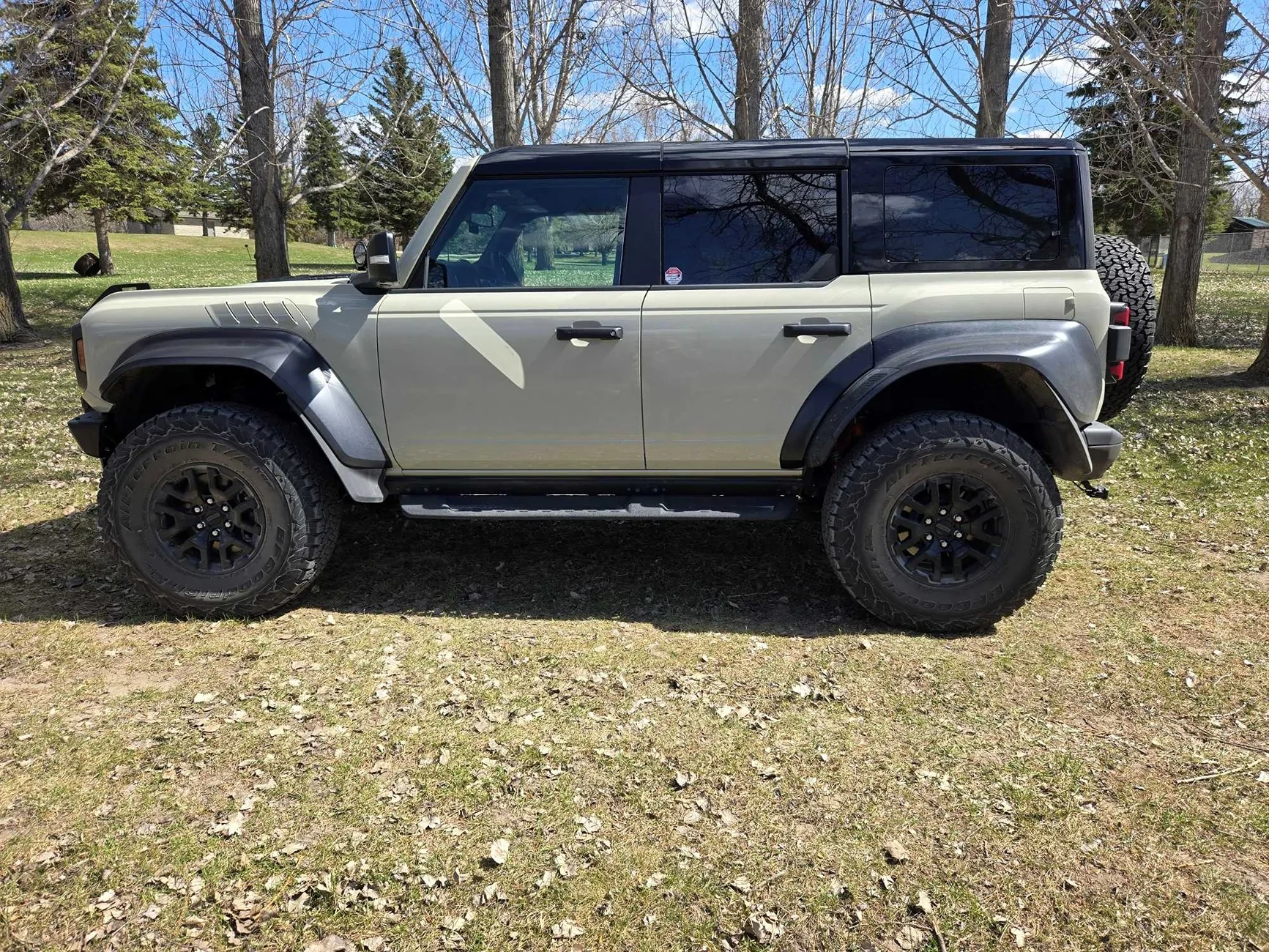Ford Bronco 2025 Bronco Raptor desert sand build 2025 Bronco Raptor LH