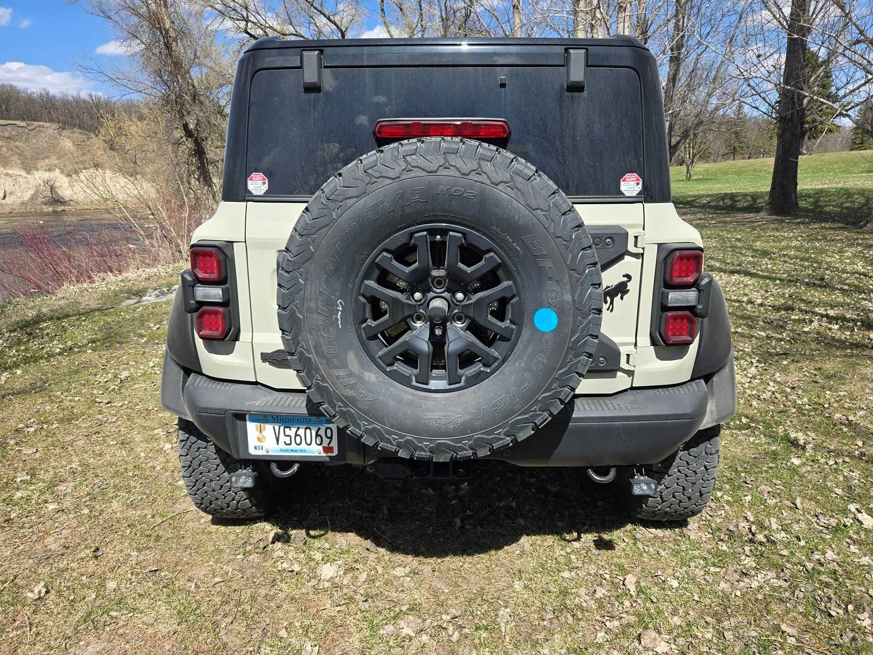 Ford Bronco 2025 Bronco Raptor desert sand build 2025 Bronco Raptor Rear