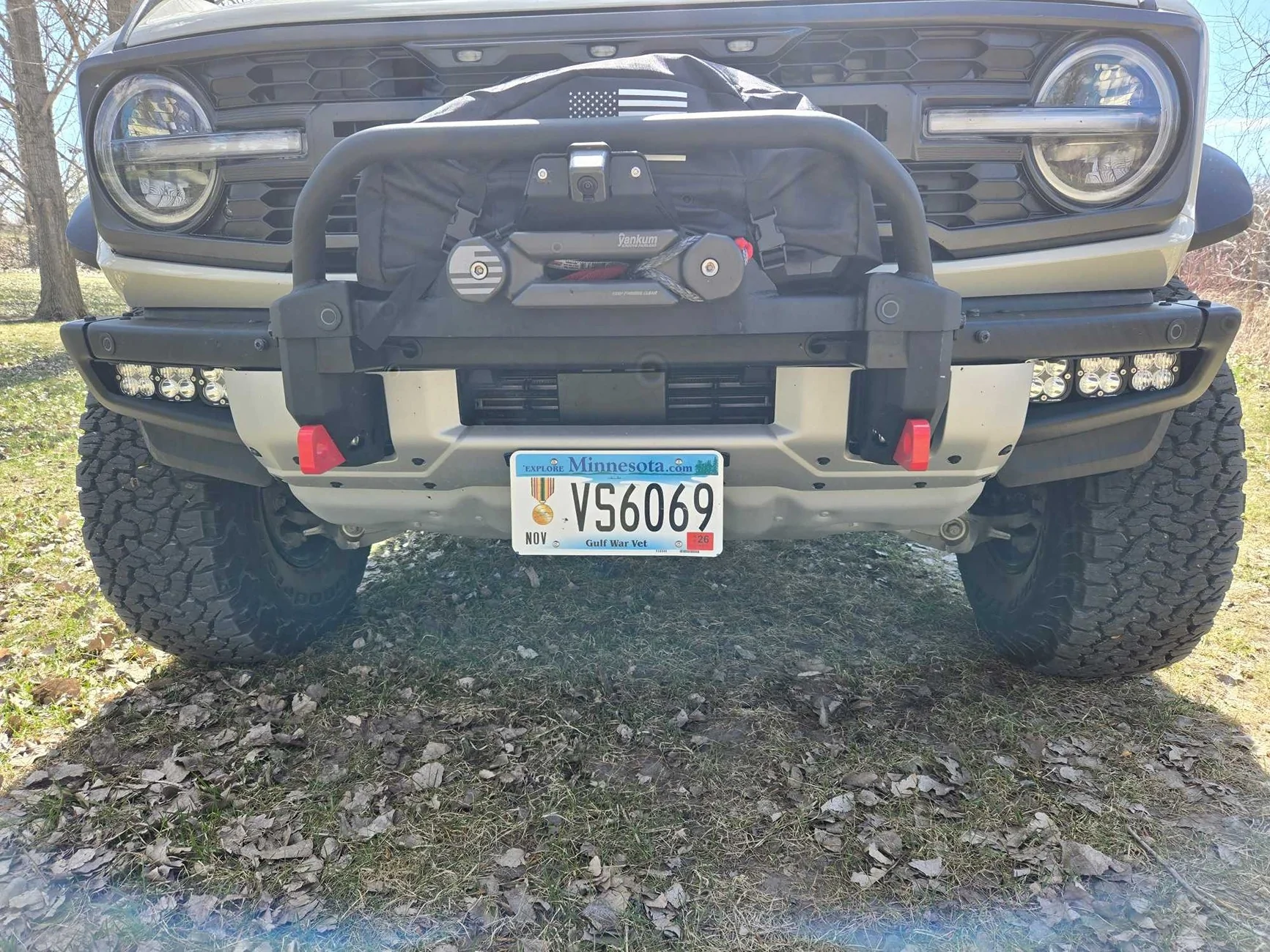 Ford Bronco 2025 Bronco Raptor desert sand build 2025 Bronco Raptor Front Bumper