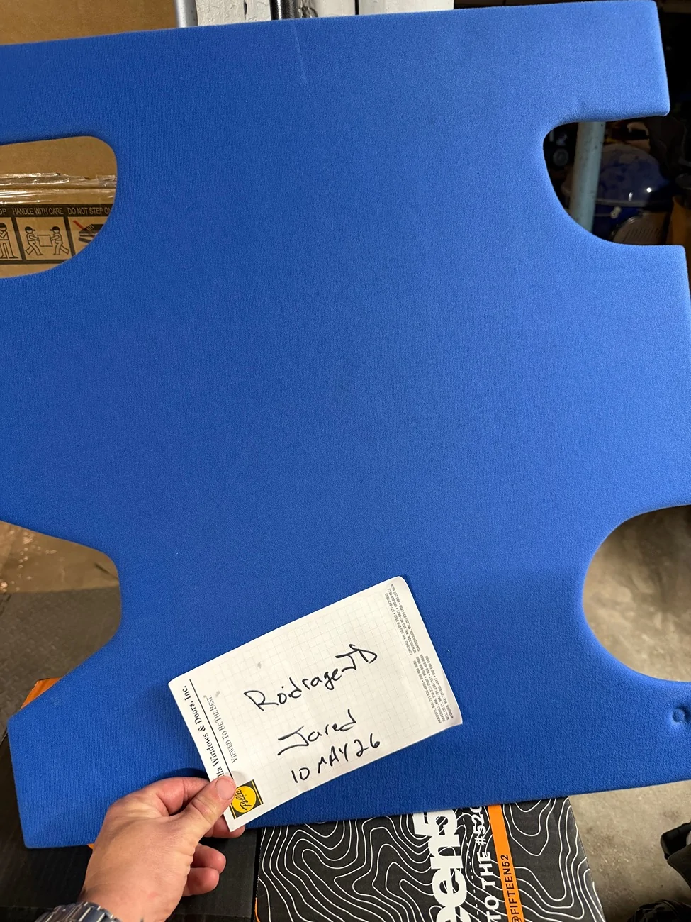 Ford Bronco Hot heads headliner BLUE $300 IMG_0107