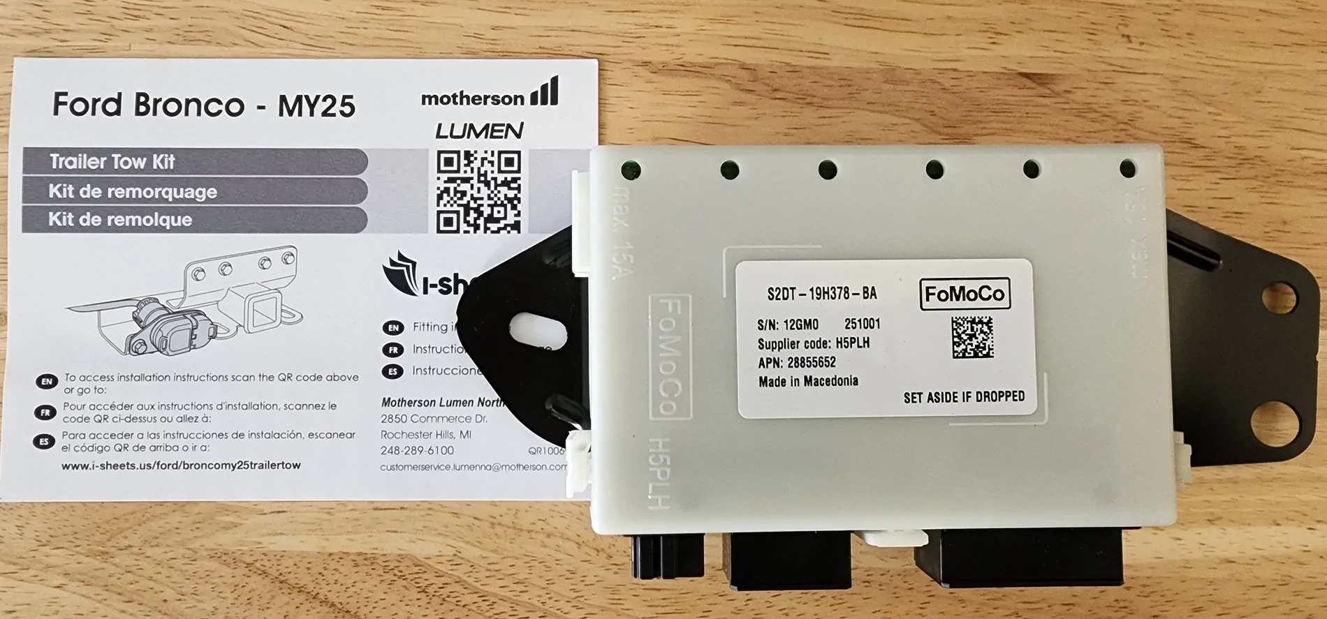 Ford Bronco DIY Factory Tow Package using OEM parts with Forscan As-built Data (without error codes) 1778594571921-xv
