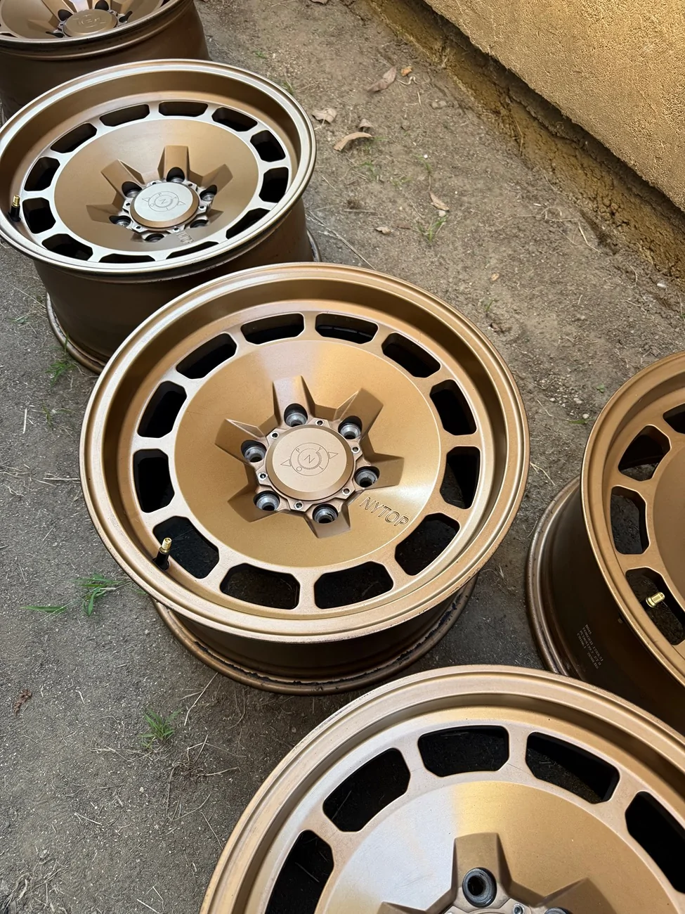 Ford Bronco Nytop adv classic wheels set of 5 SoCal IMG_4062