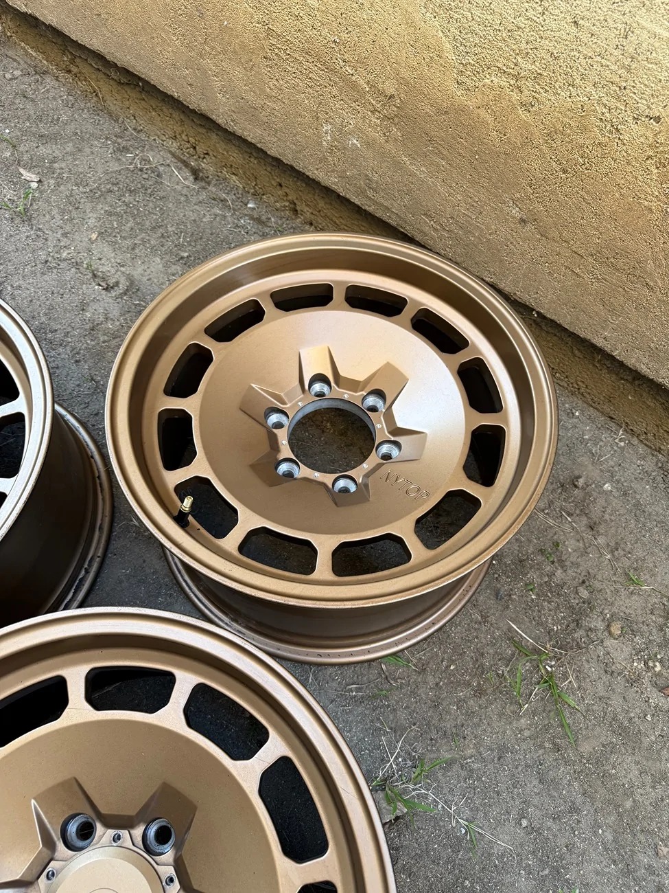 Ford Bronco Nytop adv classic wheels set of 5 SoCal IMG_4061
