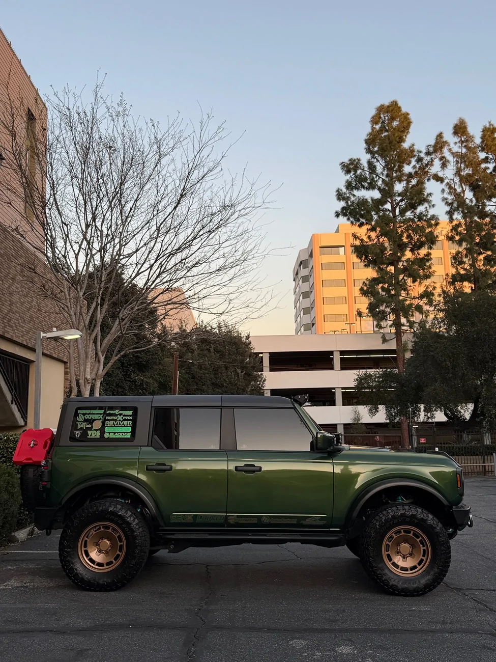 Ford Bronco Nytop adv classic wheels set of 5 SoCal IMG_3401
