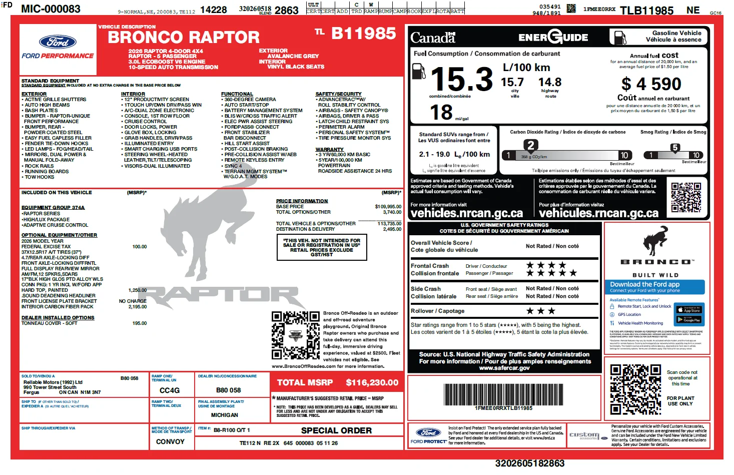 Ford Bronco Please Help Explain My Order…… Thanks! 1778853601965-iq