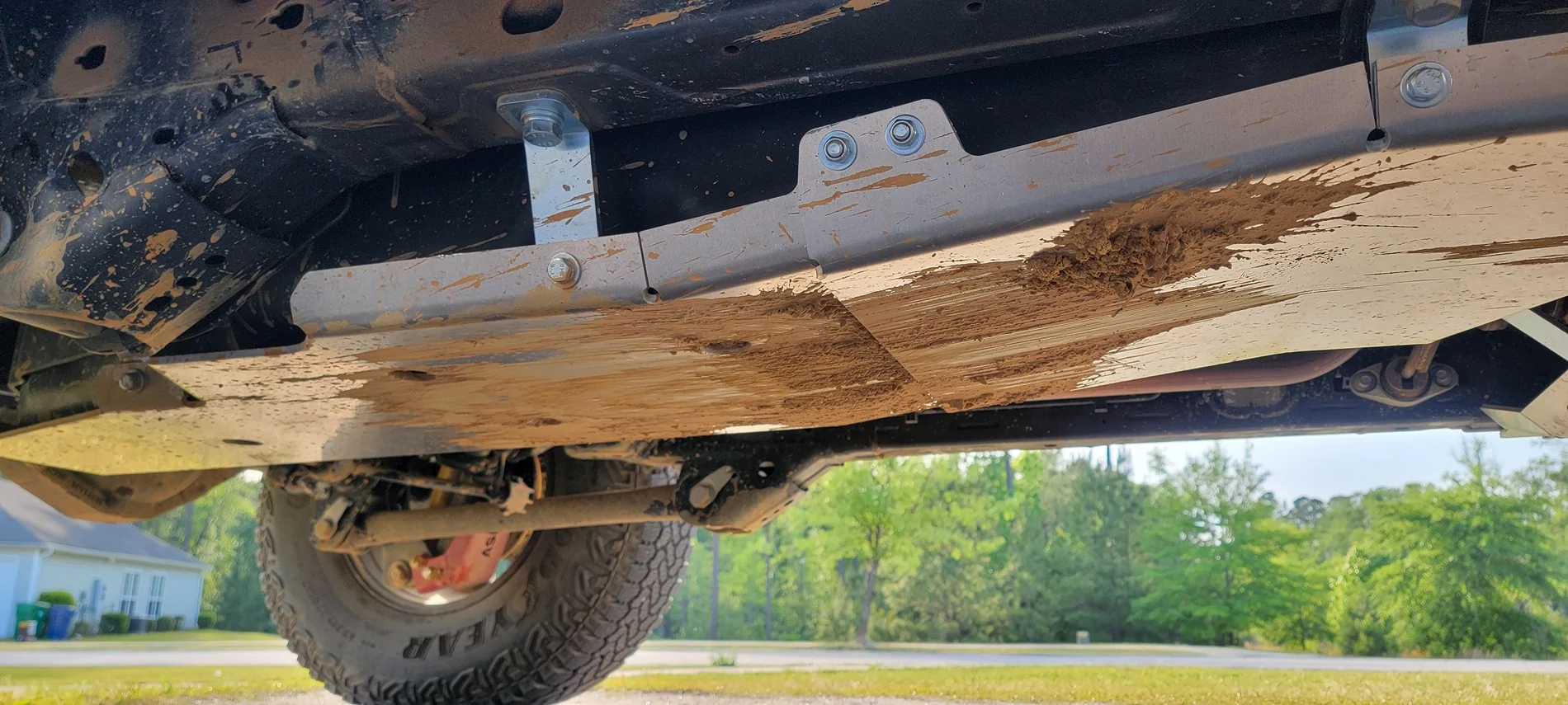 Ford Bronco Skid plate for stock plastic bumper? 1000017212