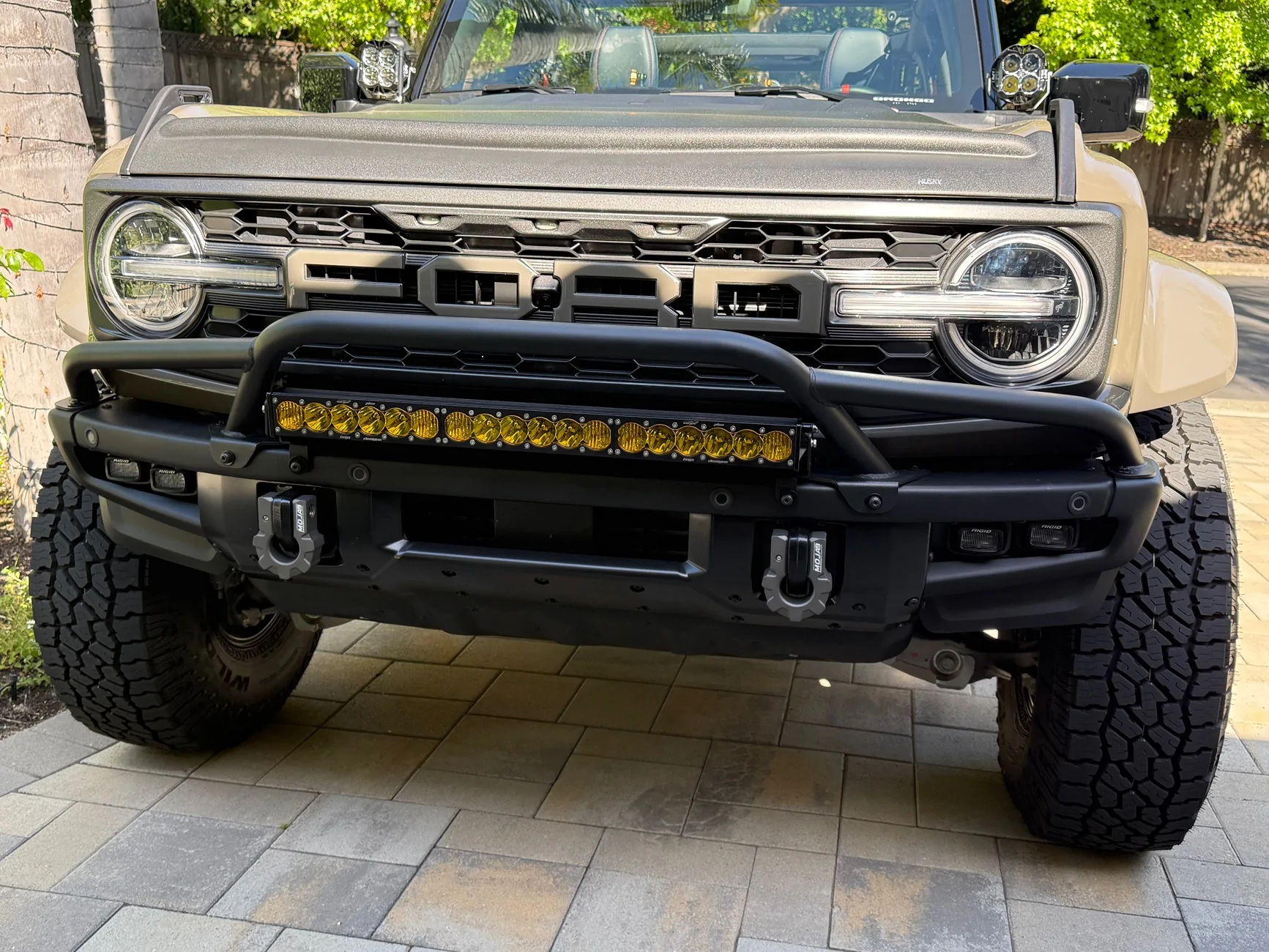 Ford Bronco Mounting TurnOffRoad Bull Bar for modular bumper & 30” light bar? IMG_1932