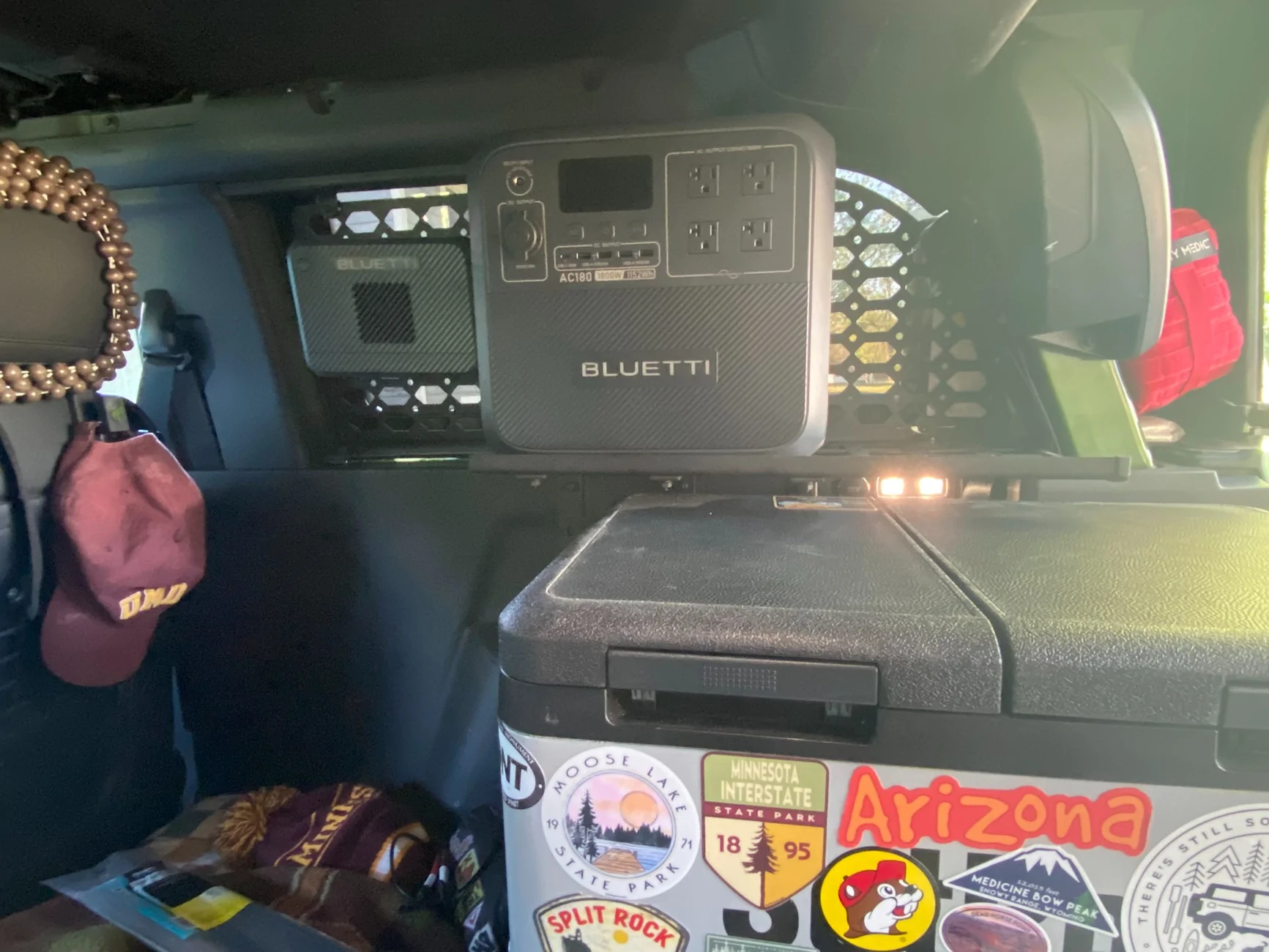 Ford Bronco DIY custom battery mount Ecoflow Trail 300 s2