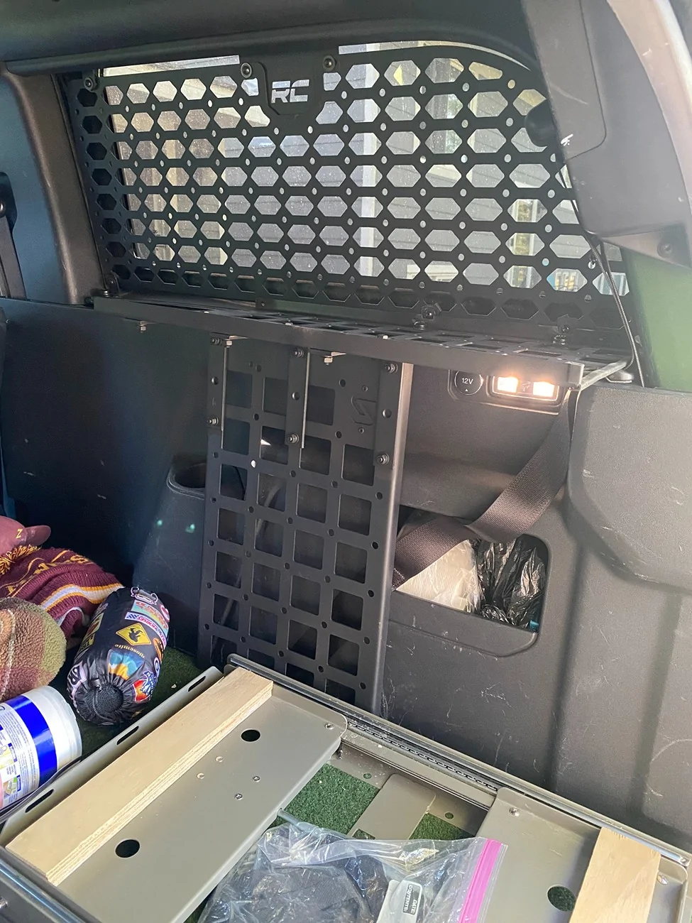 Ford Bronco DIY custom battery mount Ecoflow Trail 300 s4