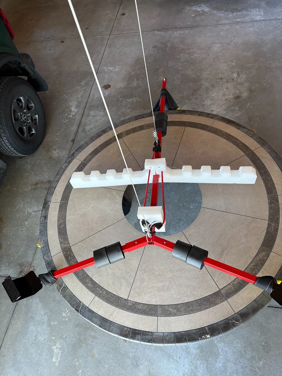 Ford Bronco New Lange electric hoist for bronco 2/4 door. LangeHoist-TableTop4