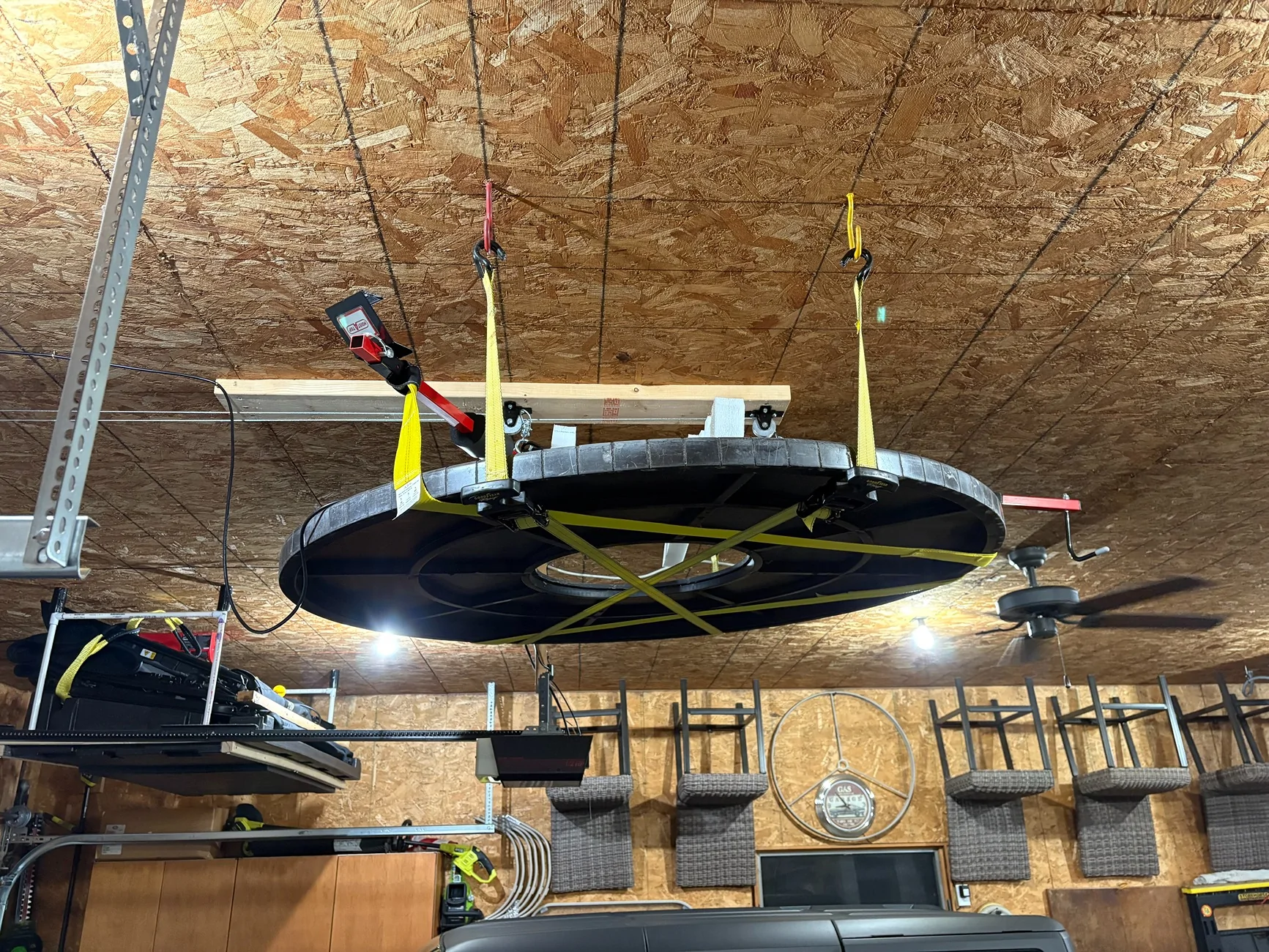 Ford Bronco New Lange electric hoist for bronco 2/4 door. LangeHoist-TableTop2