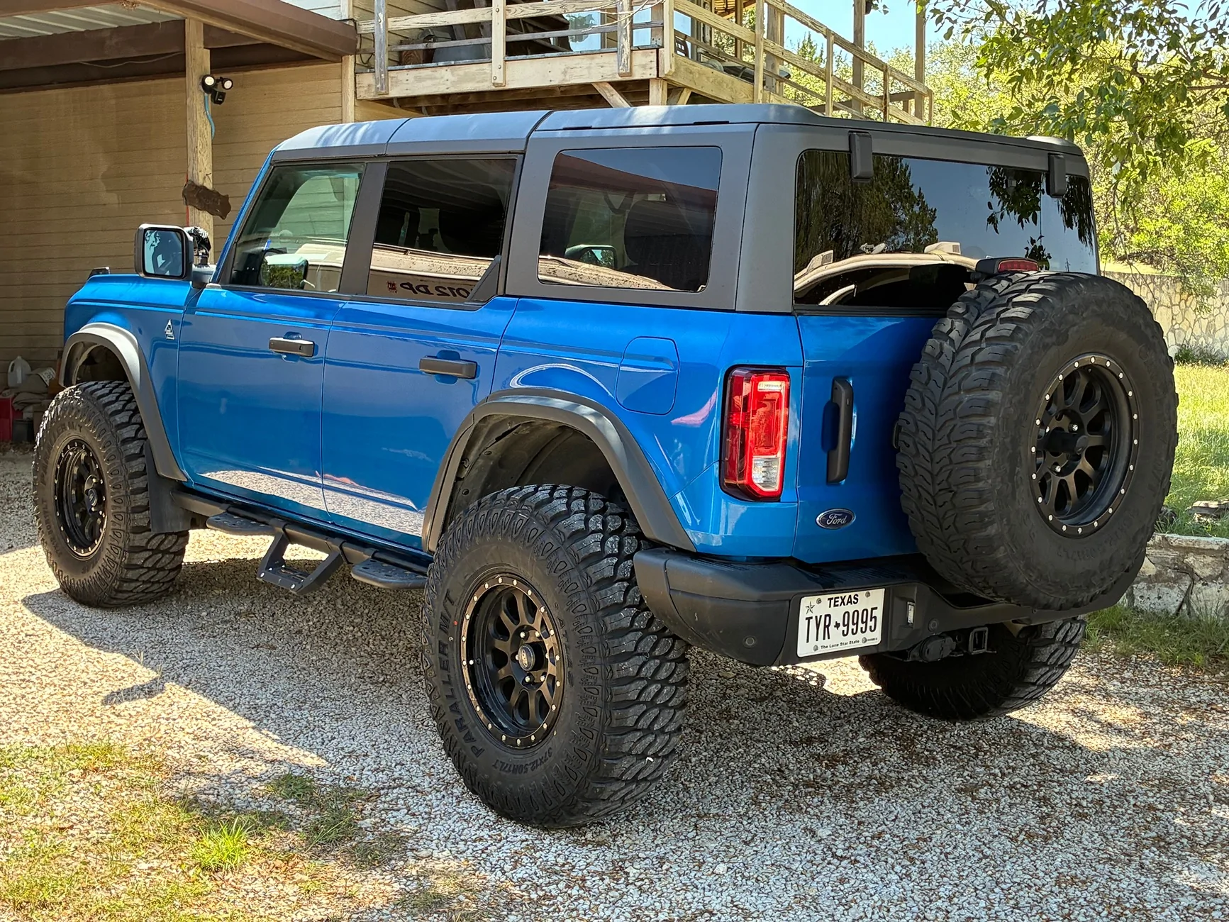 Ford Bronco 37 no rub at -5mm offset on the road  but have concerns IMG_0361