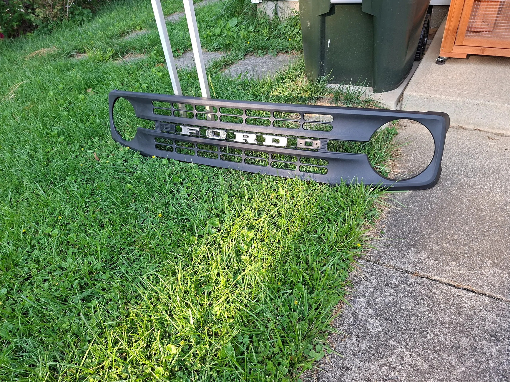 Ford Bronco 1970 FORD Grill Letters Badging on 2025 Heritage Bronco 20260517_183430