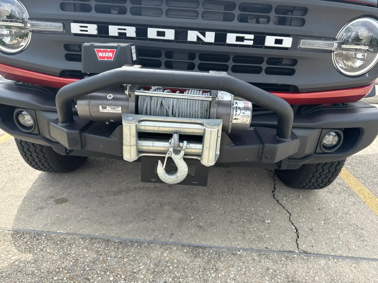 Ford Bronco Need help identifying Bronco winch tray / flat tow compatibility Front (2)