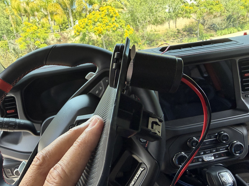 Ford Bronco TackForm 25w wireless charger and higher wattage USB-C installation IMG_5528-L