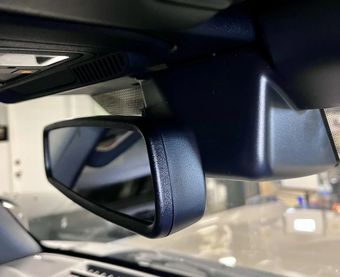 Ford Bronco Product to raise rear view mirror height. IMG_5879