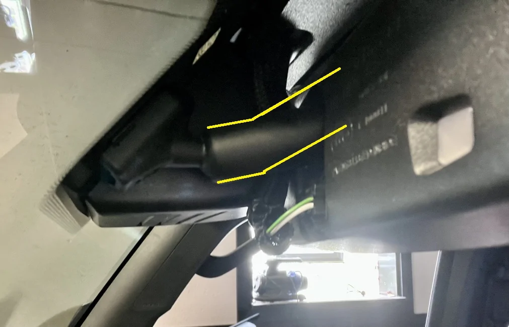 Ford Bronco Product to raise rear view mirror height. Mirror Arm Option 1