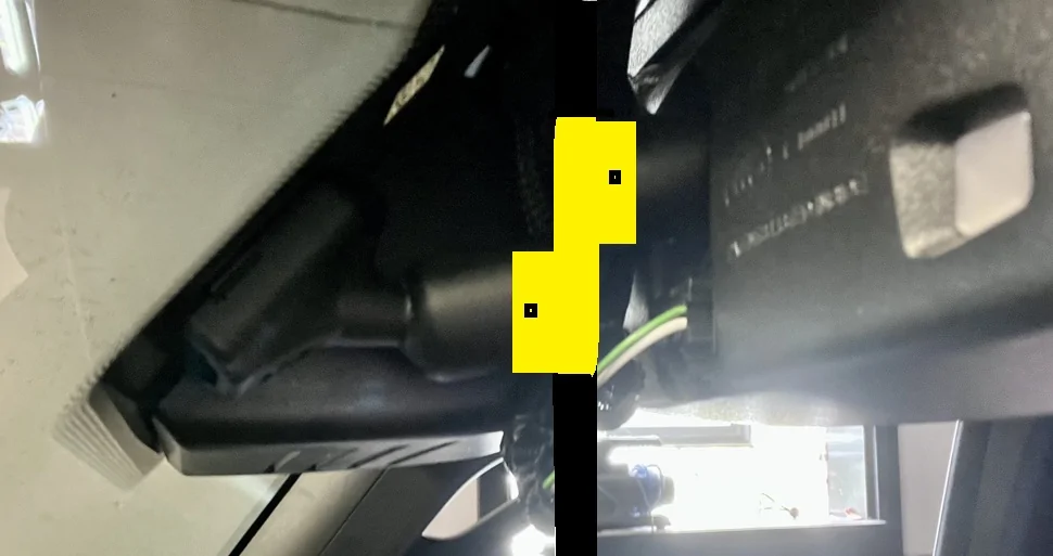 Ford Bronco Product to raise rear view mirror height. Mirror Arm Option 2
