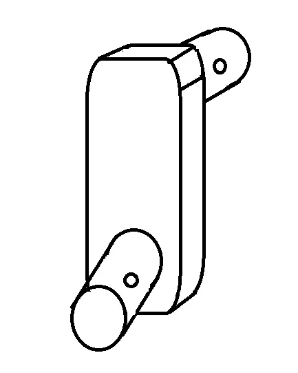 Ford Bronco Product to raise rear view mirror height. 3D Print Mirror Arm