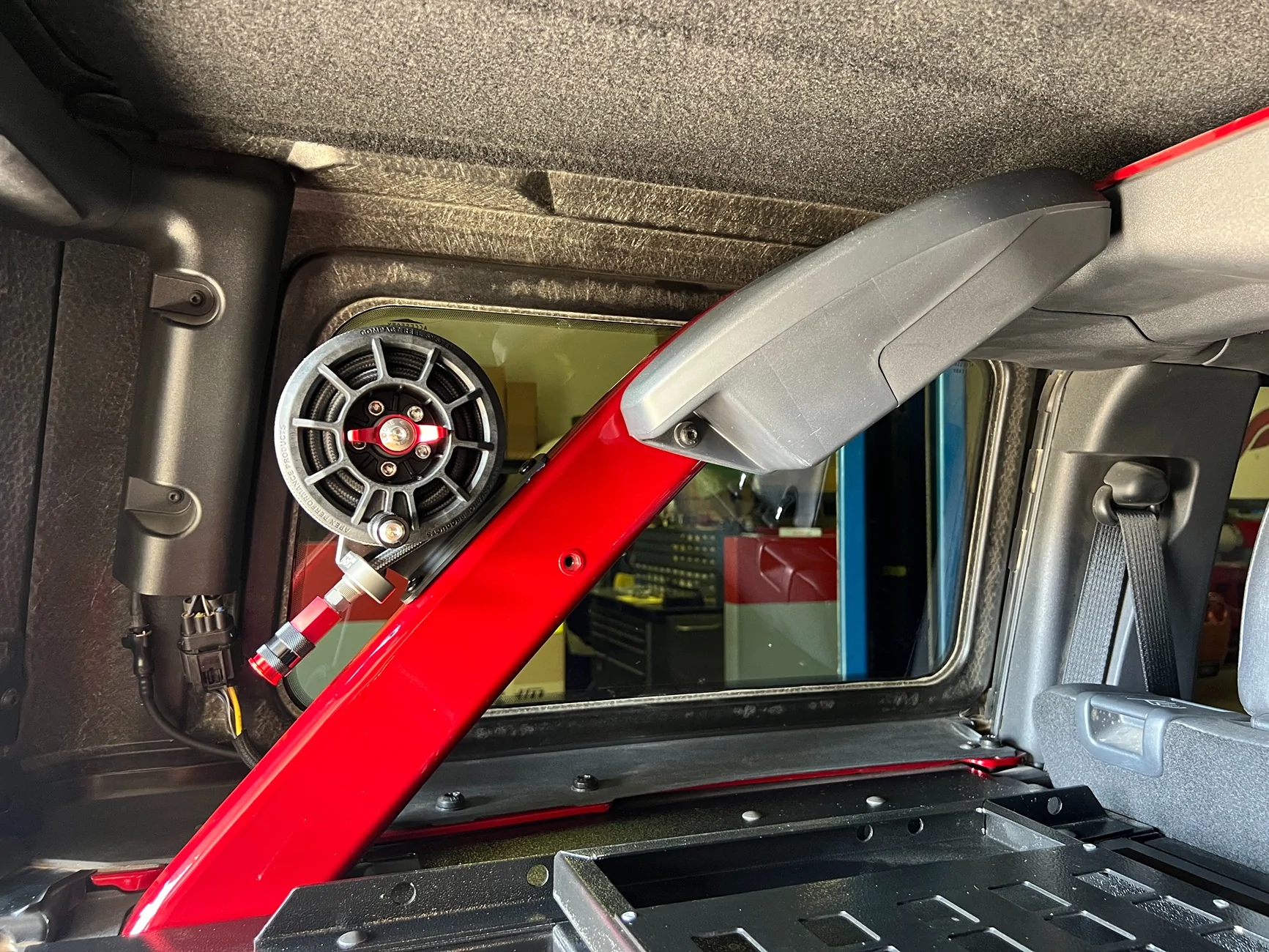Ford Bronco NEW PRODUCT!  APEX Designs Compact Air Reel System Mount by Fast Intentions IMG_9269